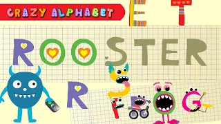 Crazy Alphabet – Baby Alphabet Game for Toddlers – Funny Words to Learn to Read