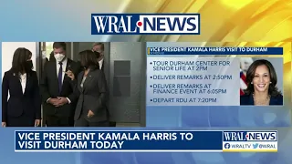 VP Harris visits Durham Thursday. Here's her schedule