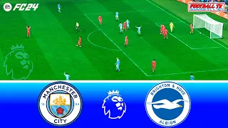 EA FC 24 - Manchester City vs Brighton - Premier League 23/24 Full Match | Gameplay PC