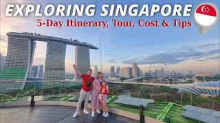 SINGAPORE TRIP 🇸🇬 Itinerary, Cost & Tips | MerLion, Gardens By The Bay, Universal Studios & More!