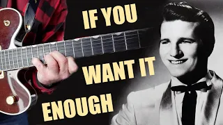 Rockabilly guitar riff - Johnny Burnette, Grady Martin - If You Want It Enough