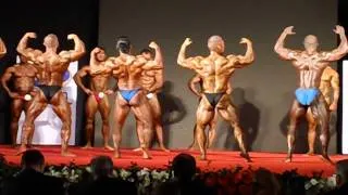 Vusumzi Njisane: On stage at the IFBB World Champs 2011 (3)