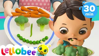 Yes Yes Vegetables Song | Lellobee | Kids Songs | Nursery Rhymes | Sleep Baby Songs