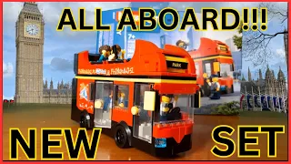 SET REVIEW: 60407 LEGO CITY DOUBLE DECKER SIGHTSEEING BUS.