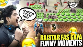 Ajju Bhai Fas Gaya Landmine Karma | Raistar Fas Gaya Landmine Funny Moments | Garena Free Fire