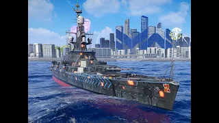 review and gameplay of FGS Admiral Graf Spee. Modern Warships