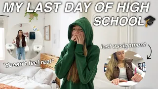 MY LAST DAY OF HIGH SCHOOL *grwm & vlog*