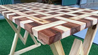 Admirably Creative Woodworking Ideas - Unique Coffee Table Design