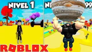 Me Hago Super MEGA FUERTE 💪 y Cargo Un PLANETA🪐 Roblox Lifting Simulator Episodio 5