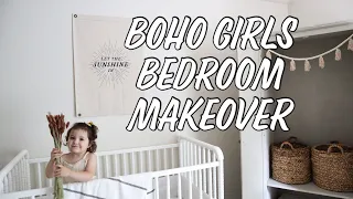 BOHO GIRLS BEDROOM MAKEOVER | GIRL BEDROOM TOUR | IKEA TODDLER ROOM IDEAS | HOUSE + HOLM