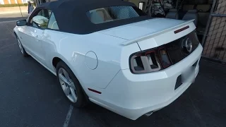 How to install a convertible top | Replace 2013 mustang convertible top -auto uholstery