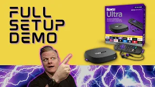 Roku Ultra Streaming Device HD/4K/HDR/Dolby Vision with Dolby Atmos - Full Setup