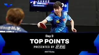 Top Points of Day 3 | WTT Star Contender Doha 2024