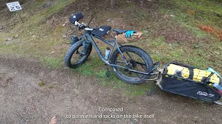 Gravel Biking on a Fat Tire - Preparing for the Palouse to Cascade - Clark Fork, ID to Sandpoint, ID