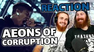 AEONS OF CORRUPTION - UNHOLY 😱 fucking DEATHCORE | REACTION ft Alex Simonlehner