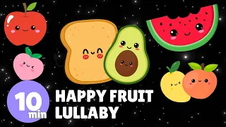 Happy Fruit Summer Lullaby Soft Sensory by Babbly Bear - Moving High Contrast Visuals for Baby