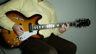 The Beatles - Paperback Writer - Guitar Cover (4K) Epiphone Casino