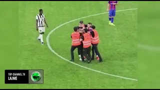 Top Channel/ Incidenti në finalen e Kupës së Shqipërisë, tifozi futet në fushë