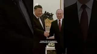 Xi Jinping arrives in Moscow to meet Vladimir Putin