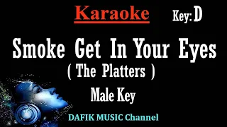 Smoke Get In Your Eyes (Karaoke) The Platters Male key D / Minus one/ No vocal / Low key