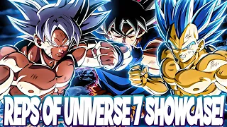 NEW REPS OF UNIVERSE 7 TEAM SHOWCASE! THIS IS INSANE POWER! DOKKAN BATTLE 6TH YEAR ANNIVERSARY