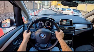 BMW 2 F45  [218I 140HP] |0-100| POV Test Drive #1354 Joe Black