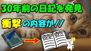 実家の倉庫に30年前の日記があった そこにはトンデモナイ驚くべき内容が書かれていたのだ→数年後「あなた、そうしましょう」野良猫を受け入れる準備で大忙しとなった【猫の不思議な話・朗読】