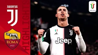 Juventus 3-1 Roma | CR7 on target as Juve beat Roma in quarterfinal! | Quarter-final | Coppa Italia