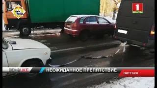 Авария в Витебске: студент зацепился за буксировочный трос и получил травму. Зона Х