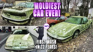 Disaster Barnyard Find | Moldiest Reatta EVER! | First Wash In 22 Years | Car Detailing Restoration