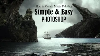 How to Create Matte Painting ! Simple & Easy ! #Photoshop Tutorial