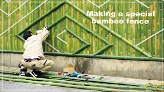 (Pro.20 - Final) Make a special bamboo fence.