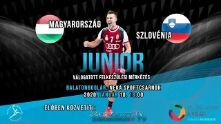 4 Nemzet tornája Magyarország - Szlovénia Junior férfi válogatott felkészülési mérkőzés