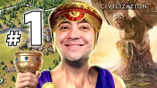 alanzoka jogando Civilization VI - Parte #1