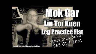 Mok Gar - Lin Toi Kuen (Leg Practice Fist) Live Zoom Workshop with Master Louis Diaz