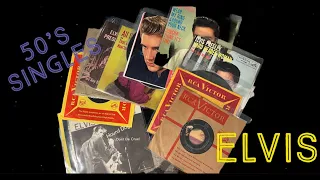 Collection Of My 1950's Elvis Presley Singles (PART 1)