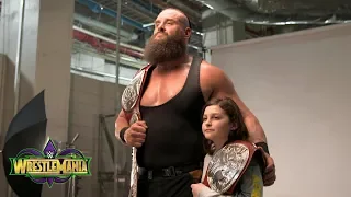 Braun Strowman leads young Nicholas to his first WWE photo shoot: Exclusive, April 8, 2018