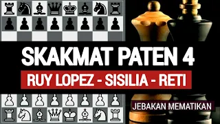 TOP 3 Jebakan catur mematikan dengan POLA SKAKMAT PATEN (part 4)