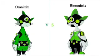 Omnitrix vs Biomnitrix side by side comparison Part 2