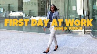 FIRST DAY AT WORK AS A RECRUITMENT CONSULTANT | Come To Work With Me, I Got A New Job In Toronto