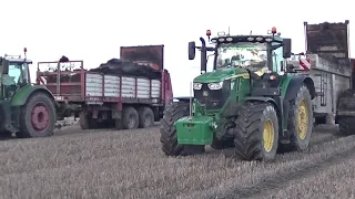 Rozmetání Hnoje 2023 Fendt 724,John Deere 6175M,6R215,New Holland T7.165S