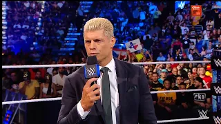 Cody Rhodes habla Español & Manda mensaje a Brock Lesnar - WWE SmackDown Puerto Rico: 05/05/2023