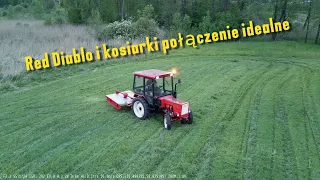 Pierwsze koszenie w tym roku t25/ Red Diablo okiem drona/jaka głośność jest we wnętrzu kabiny