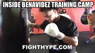 INSIDE DAVID BENAVIDEZ TRAINING CAMP FOR CALEB PLANT SHOWDOWN | Z-CAP