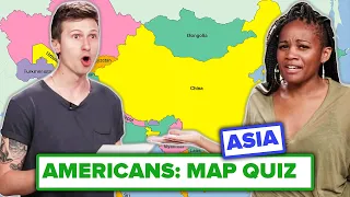 Americans Try To Label A Map of Asia