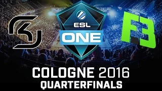 ESL ONE Cologne 2016 | CSGO Highlights | SK vs. Flipsid3 | Quarterfinals | G1 of Bo3 | Mirage