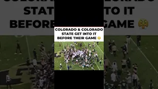 ￼ Colorado vs ￼ Colorado State pregame fight #football #explore #athlete #collegefootball #viral