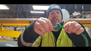 How to tie a double overhand stopper knot for climbing harness or lanyard tree work 101