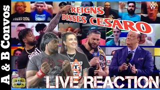 Roman Reigns disrespects Cesaro - LIVE REACTION | Smackdown Live 4/16/21