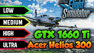 Microsoft Flight Simulator 2020 Low vs. Medium vs. High vs. Ultra Settings (Helios 300 GTX 1660 Ti )